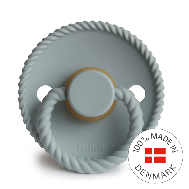 Smoczek dla Niemowląt FRIGG Kauczuk Rope French Gray