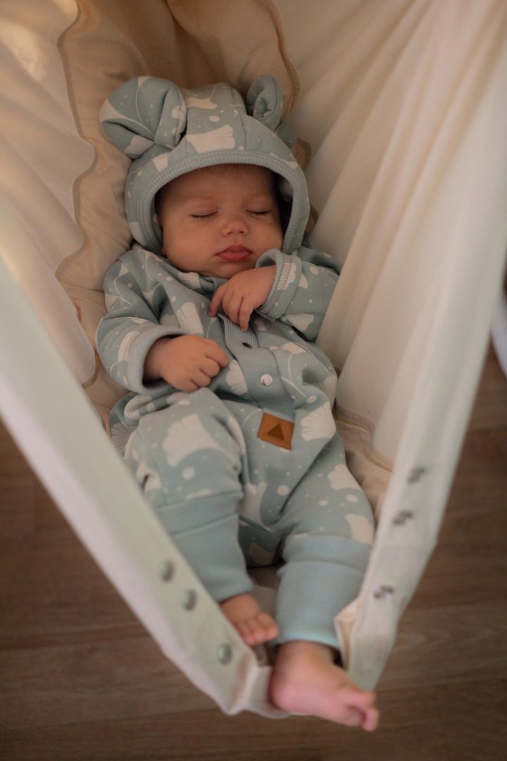 Ginkgo on Mint Eared Jumpsuit