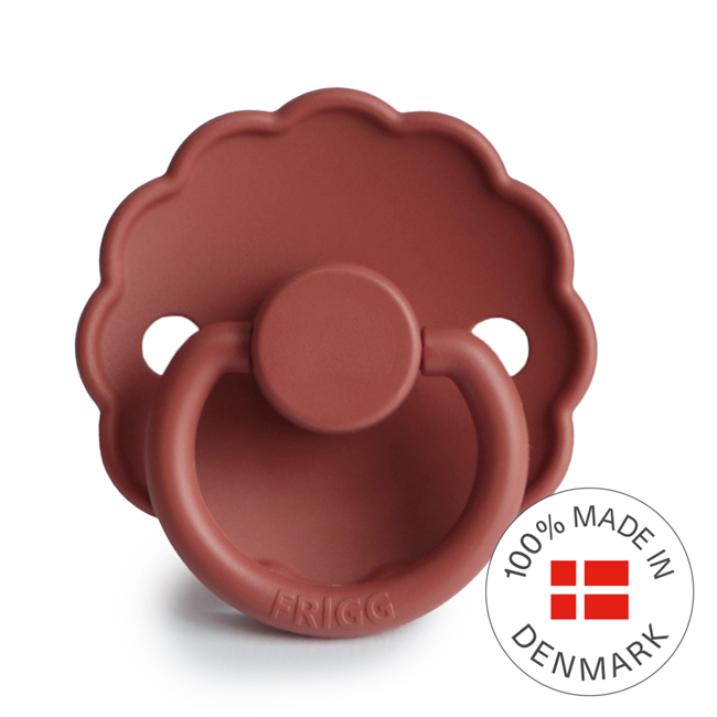 Smoczek dla Niemowląt FRIGG Silikon Baked Clay