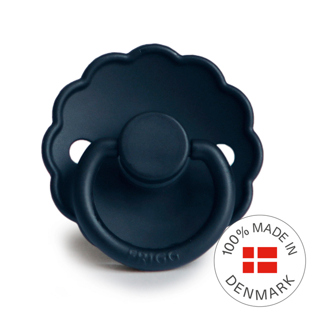 Smoczek dla Niemowląt FRIGG Silikon Dark Navy