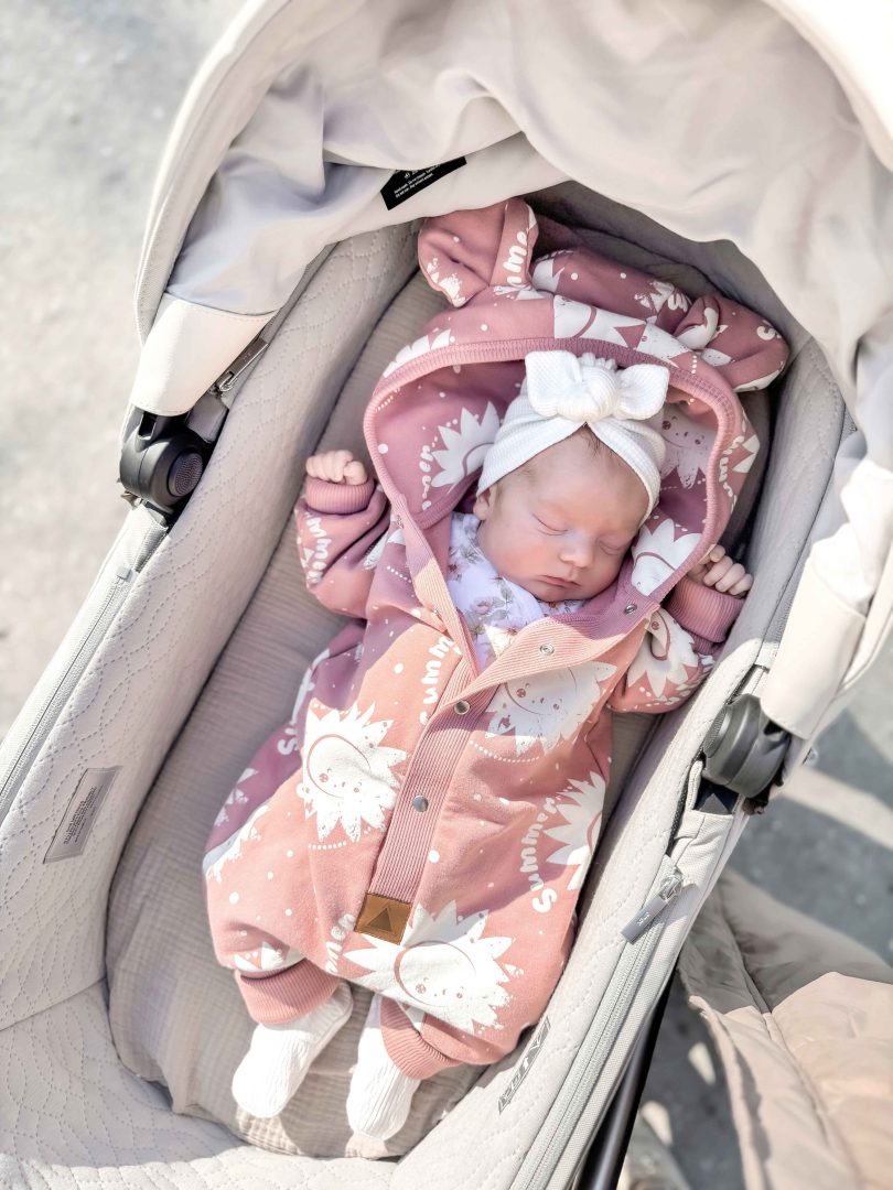 Suns on Pink Eared Jumpsuit